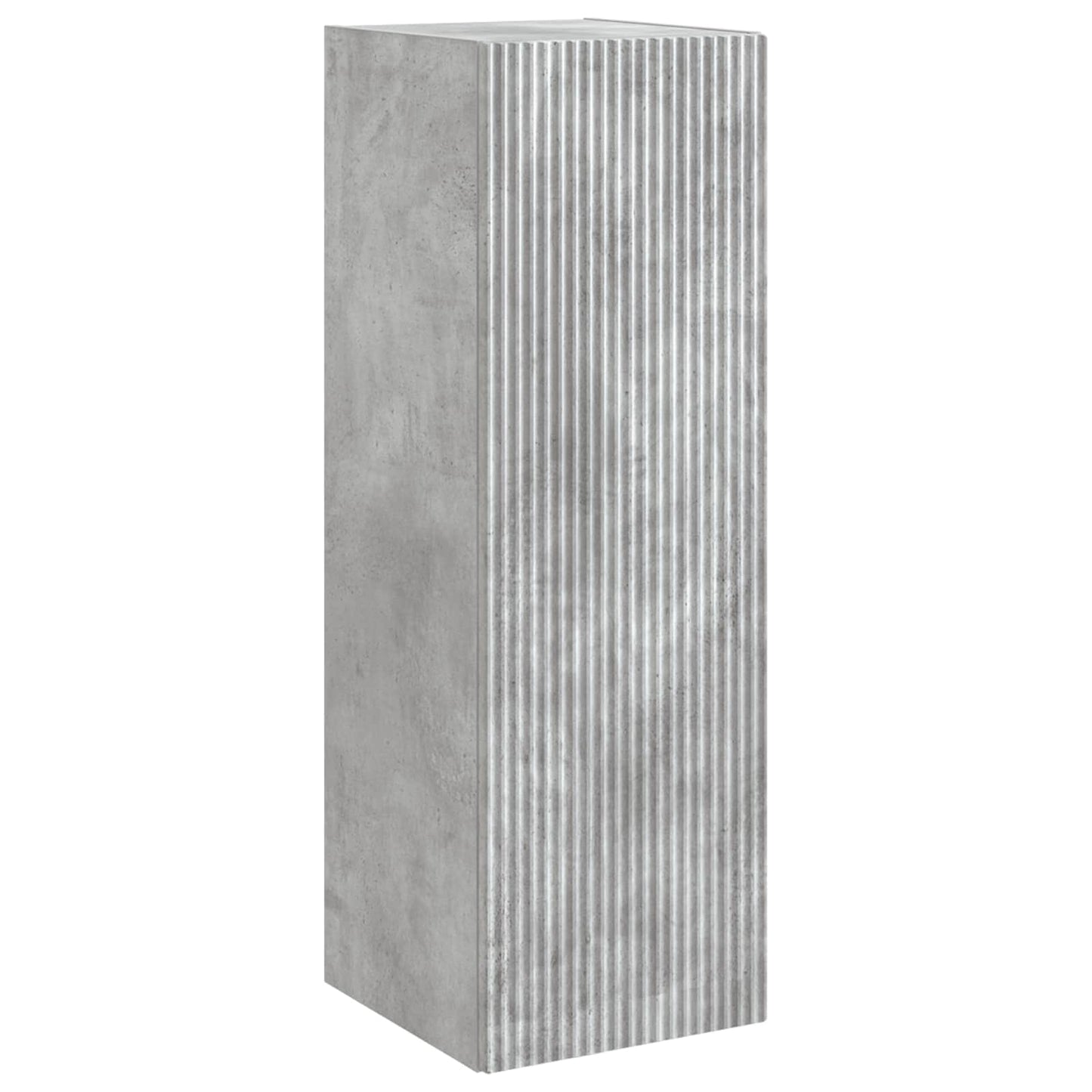 vidaXL Wall-mounted Bathroom Cabinet Concrete Grey 33 x 34.5 x 100 cm 2