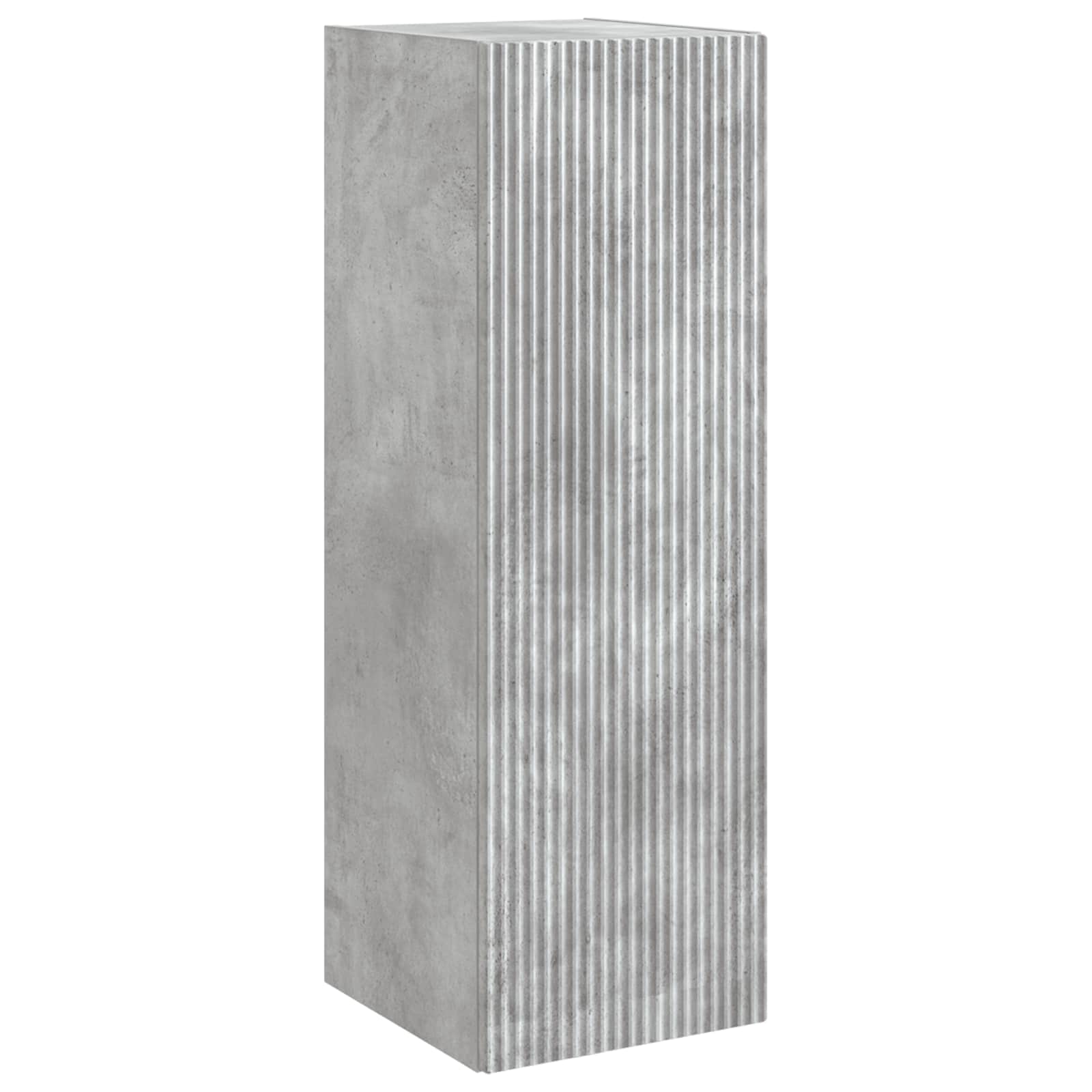 vidaXL Wall-mounted Bathroom Cabinet Concrete Grey 33 x 34.5 x 100 cm 2