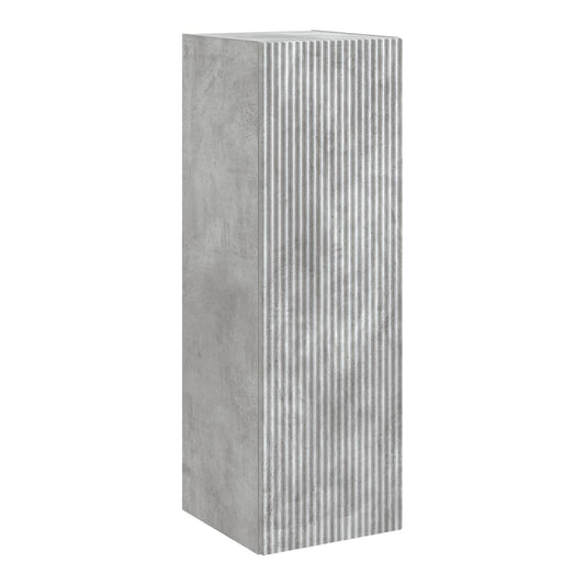 Wall-mounted Bathroom Cabinet 33 x 34.5 x 100 cm Concrete grey