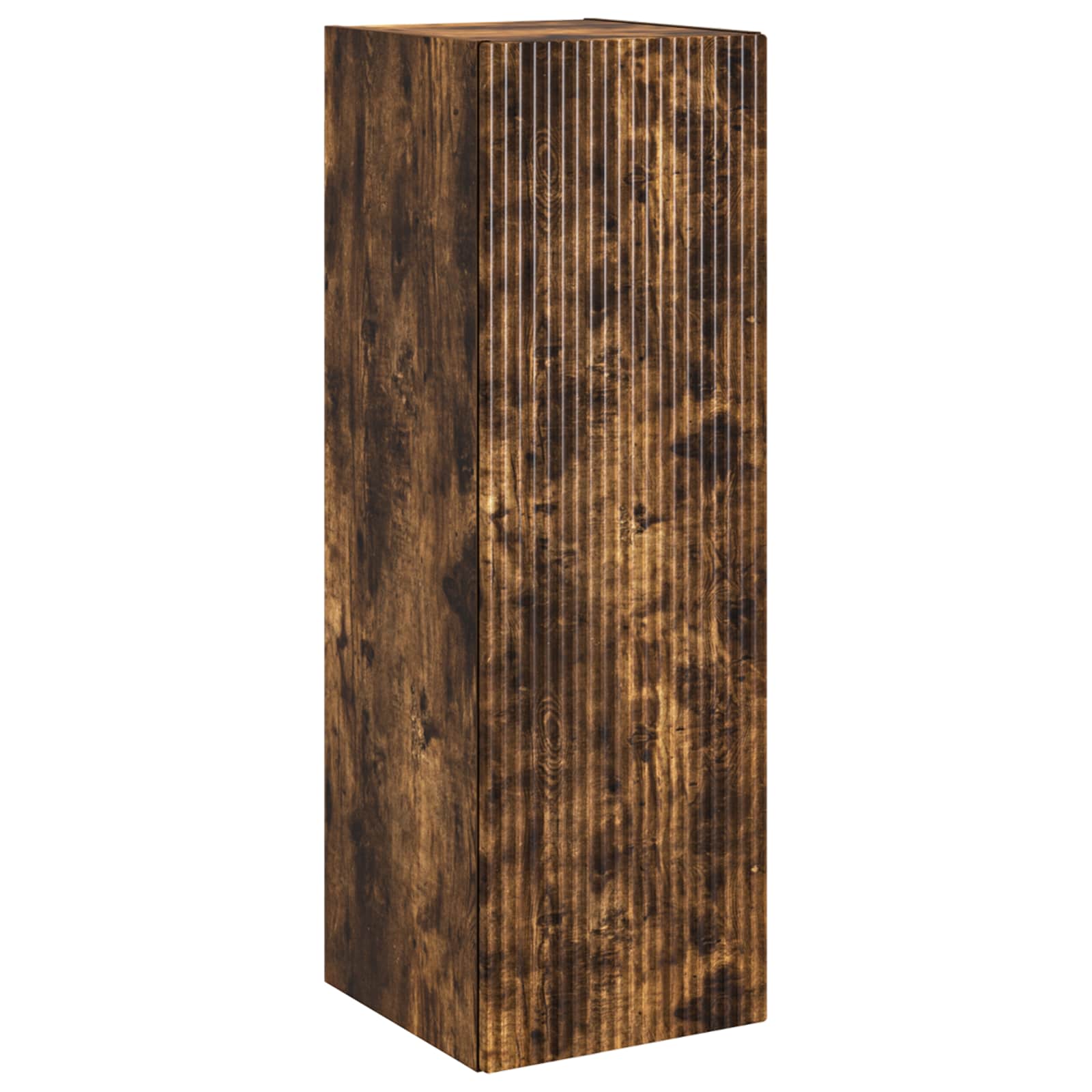 vidaXL Wall-mounted Bathroom Cabinet Smoked Oak 33 x 34.5 x 100 cm 2