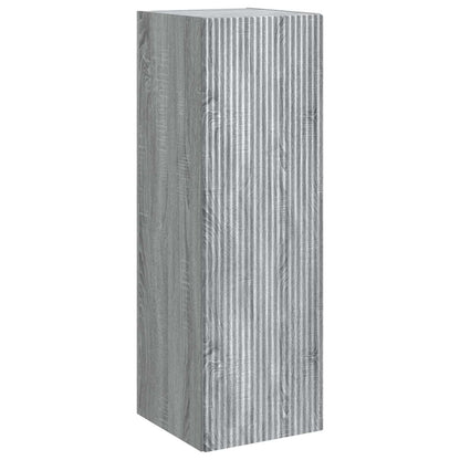 vidaXL Wall-mounted Bathroom Cabinet Grey Sonoma 33 x 34.5 x 100 cm 2