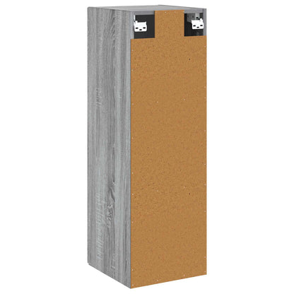 vidaXL Wall-mounted Bathroom Cabinet Grey Sonoma 33 x 34.5 x 100 cm 5