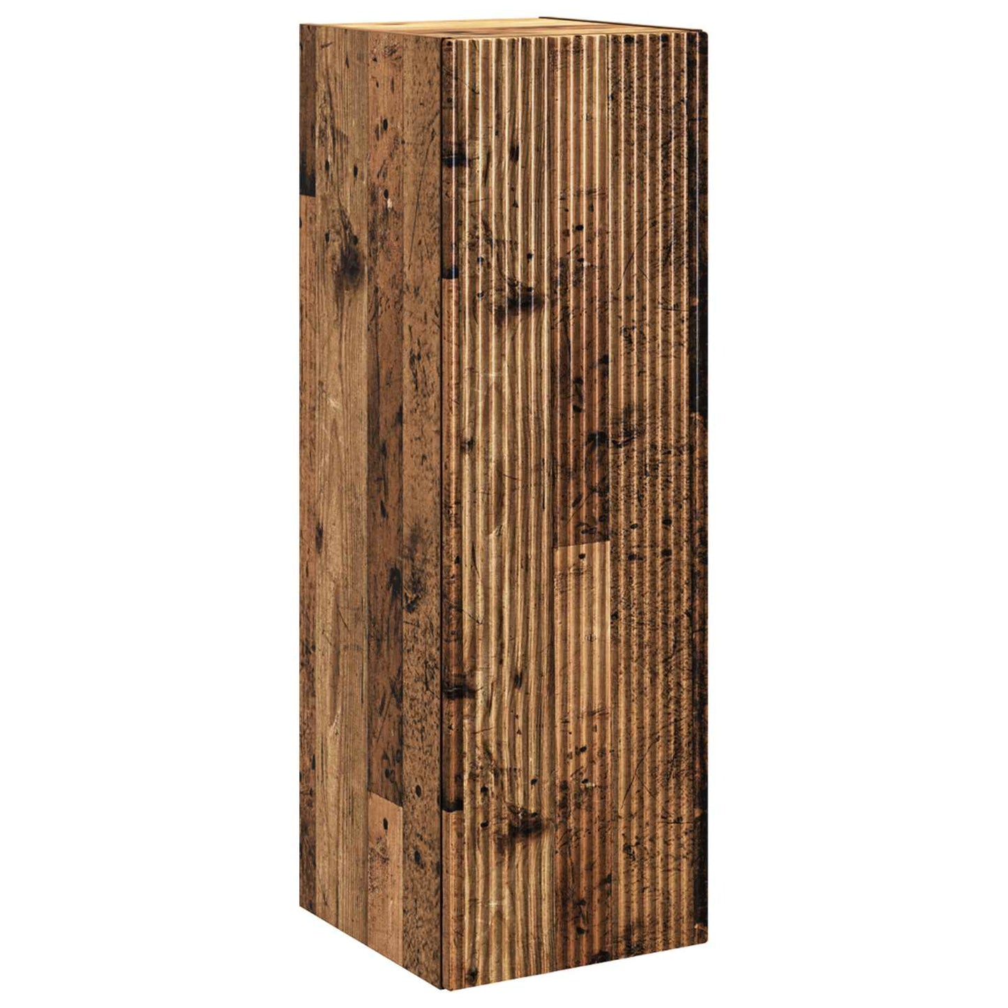 vidaXL Wall-mounted Bathroom Cabinet Old Wood 33 x 34.5 x 100 cm 2