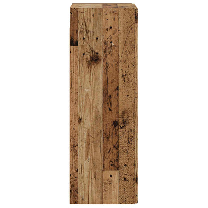 vidaXL Wall-mounted Bathroom Cabinet Old Wood 33 x 34.5 x 100 cm 4