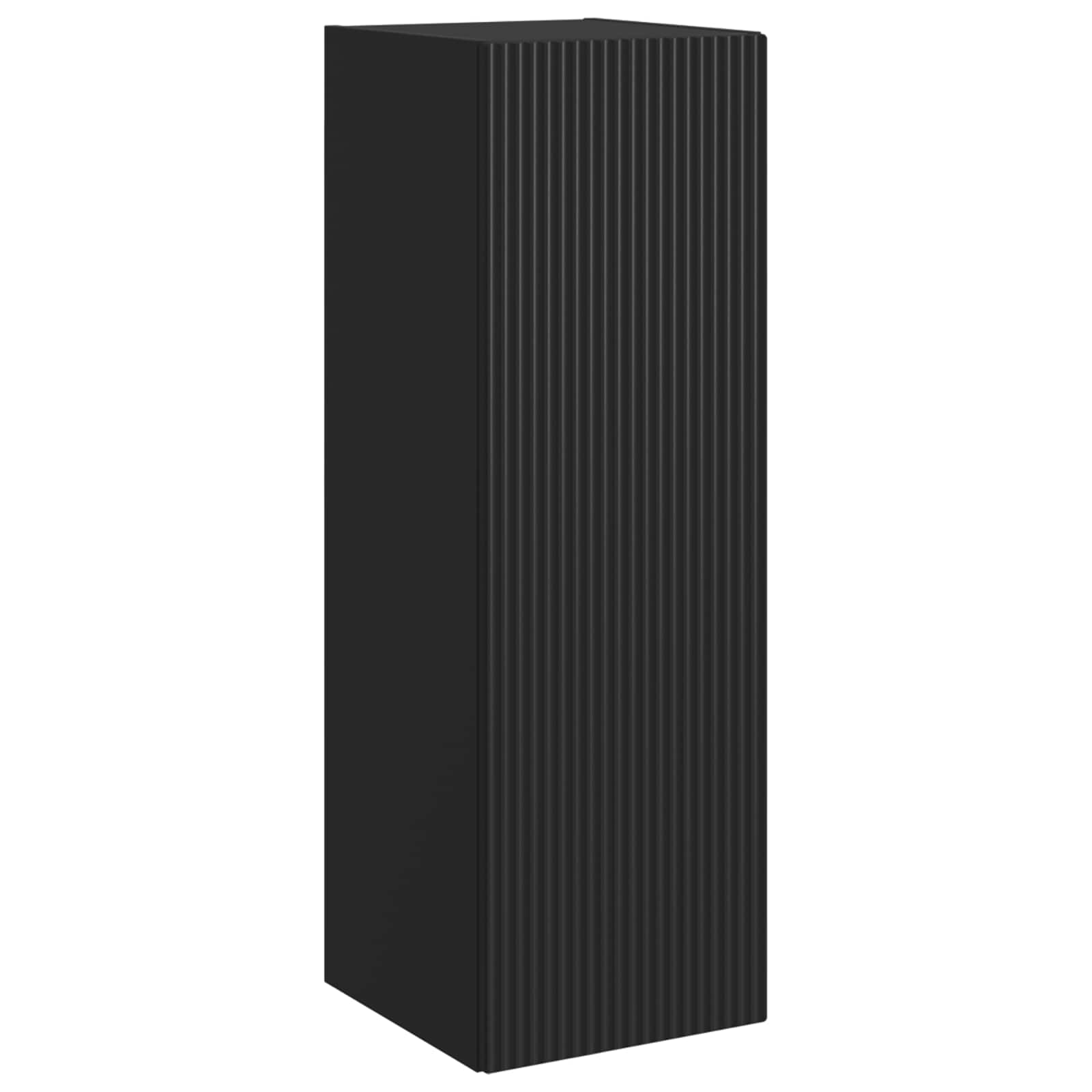 vidaXL Wall-mounted Bathroom Cabinet Black 33 x 34.5 x 60 cm 2