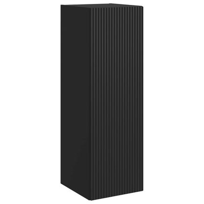 vidaXL Wall-mounted Bathroom Cabinet Black 33 x 34.5 x 60 cm 2