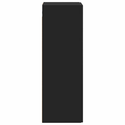 vidaXL Wall-mounted Bathroom Cabinet Black 33 x 34.5 x 60 cm 4