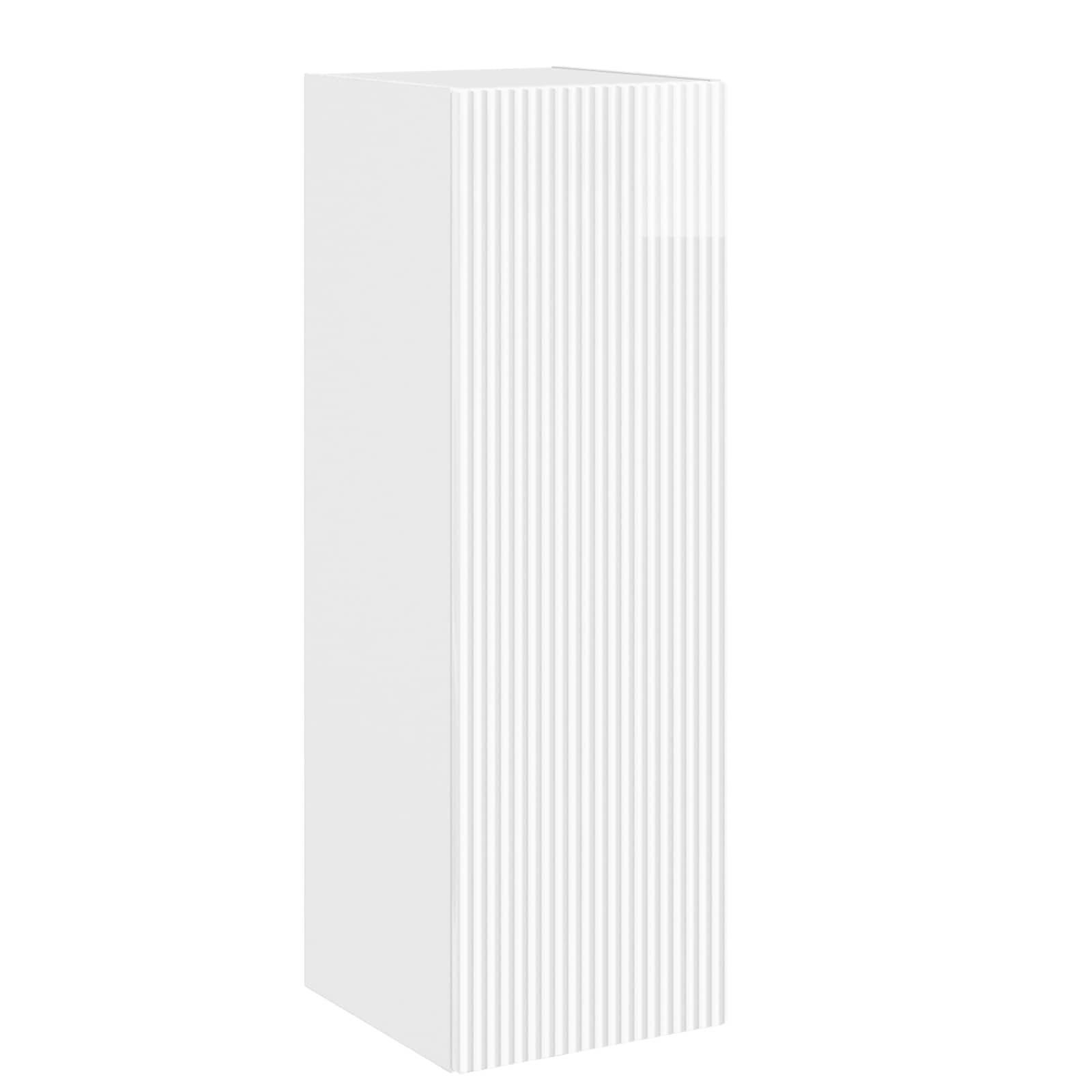 vidaXL Wall-mounted Bathroom Cabinet High Gloss White 2