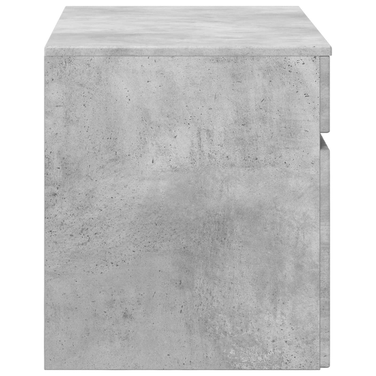 vidaXL Wall-mounted Bathroom Cabinet Concrete Grey 59 x 44.5 x 50 cm 4