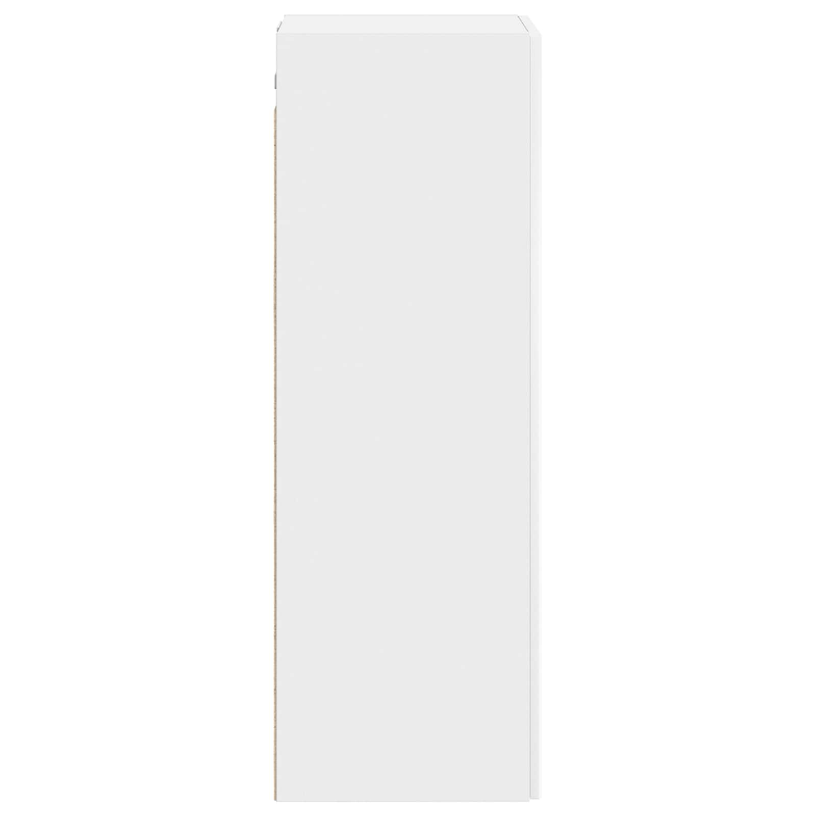vidaXL Wall-mounted Bathroom Cabinet White 33 x 34.5 x 100 cm 4