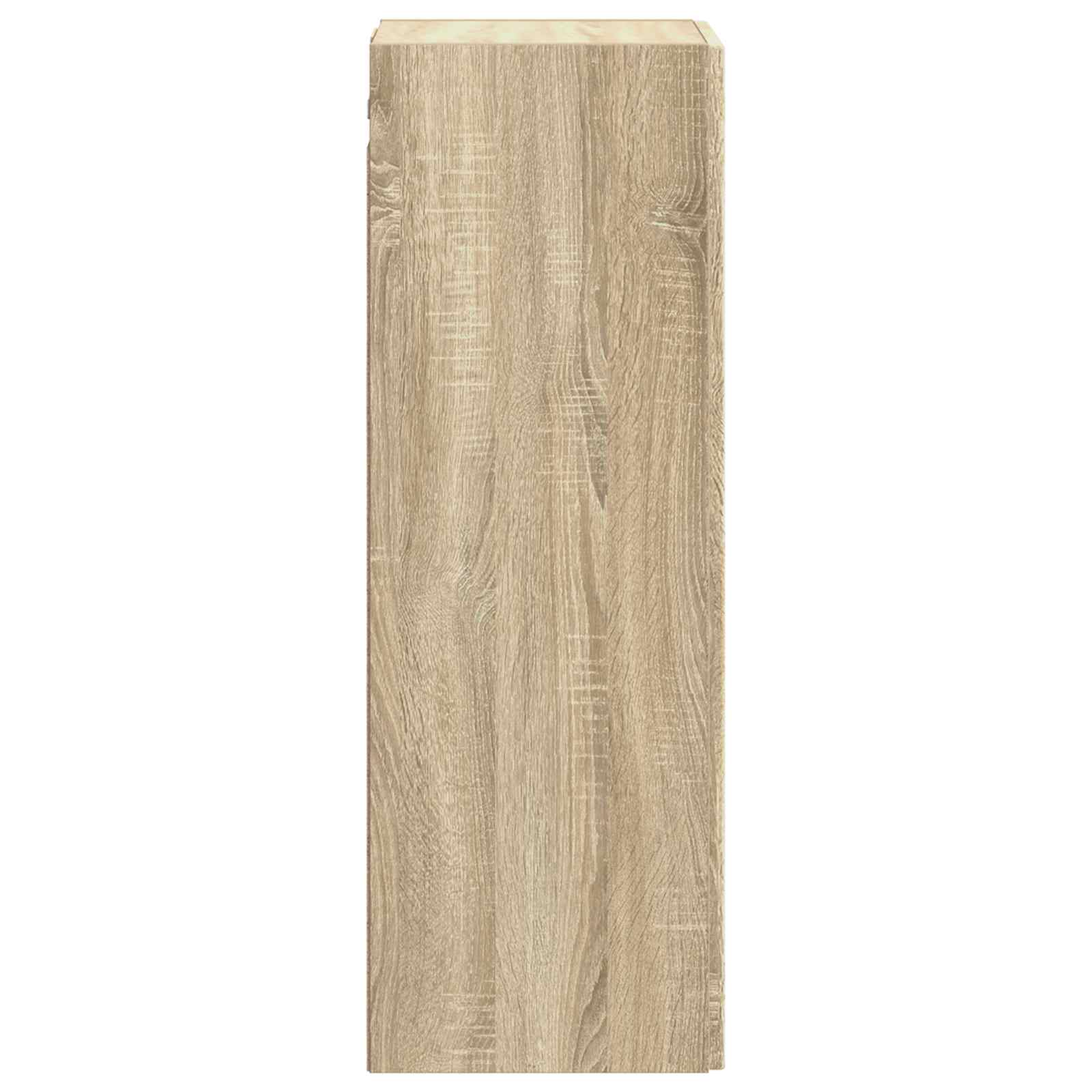 vidaXL Wall-mounted Bathroom Cabinet Sonoma Oak 33 x 34.5 x 100 cm 4