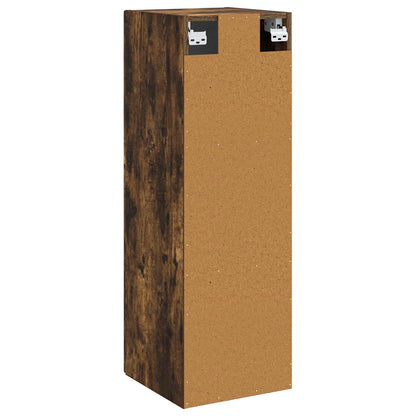 vidaXL Wall-mounted Bathroom Cabinet Smoked Oak 33 x 34.5 x 100 cm 5
