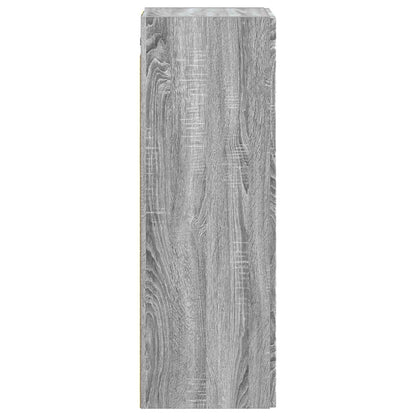 vidaXL Wall-mounted Bathroom Cabinet Grey Sonoma 33 x 34.5 x 100 cm 4