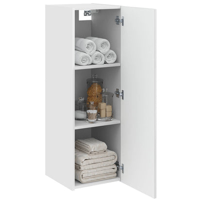vidaXL Wall-mounted Bathroom Cabinet High Gloss White 3