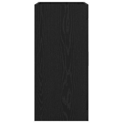 vidaXL Bathroom Under Sink Cabinet Black Oak 56 x 37.5 x 81 cm 5