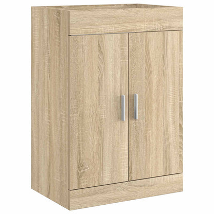 vidaXL Bathroom Under Sink Cabinet Sonoma Oak 56 x 37.5 x 81 cm 2