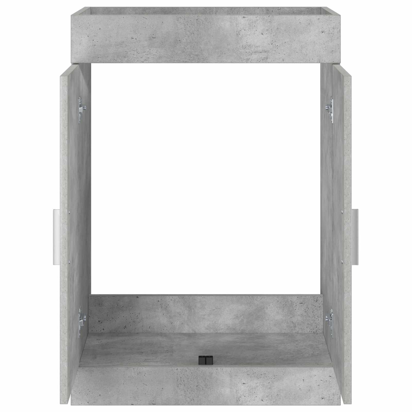 vidaXL Bathroom Under Sink Cabinet Concrete Grey 56 x 37.5 x 81 cm 4