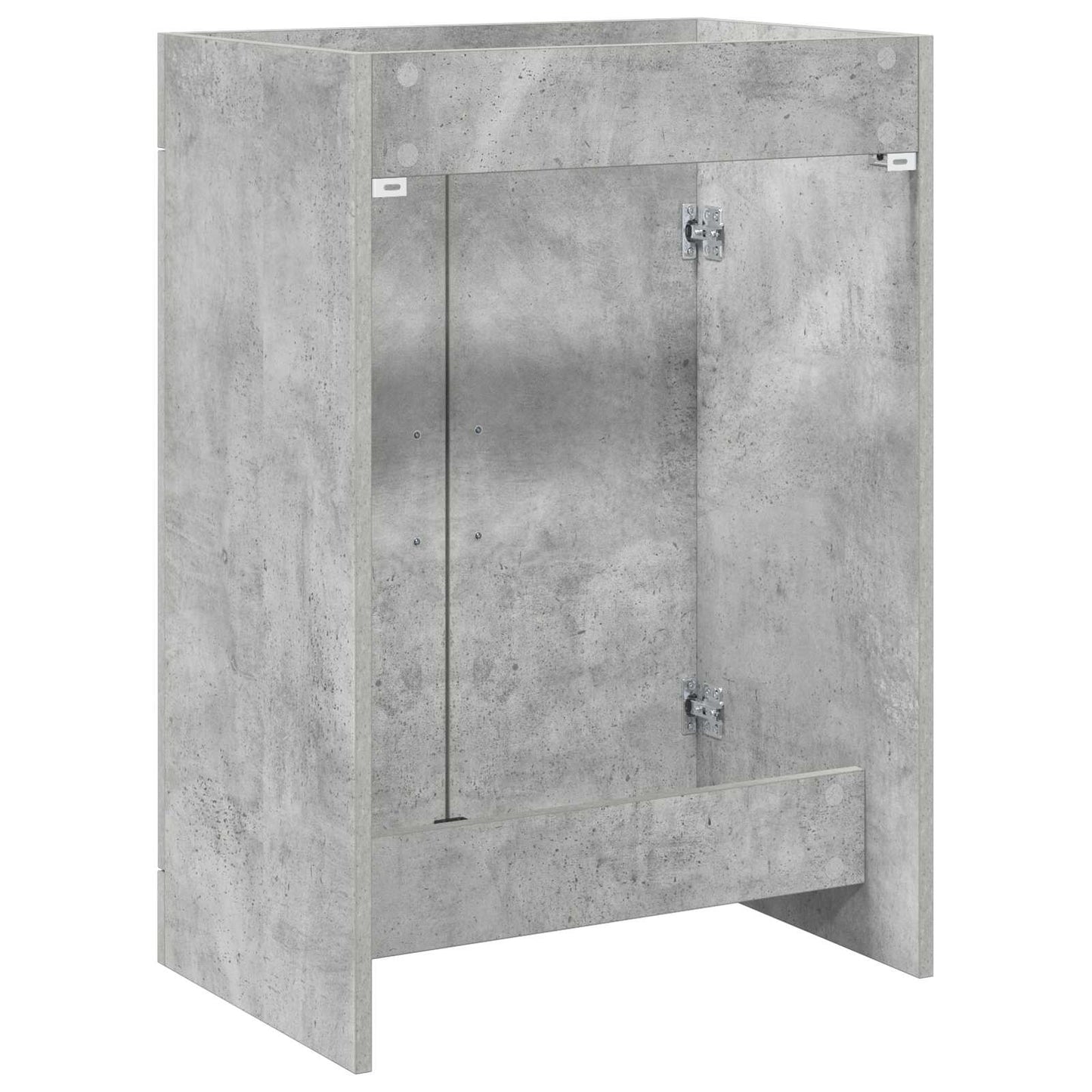 vidaXL Bathroom Under Sink Cabinet Concrete Grey 56 x 37.5 x 81 cm 6