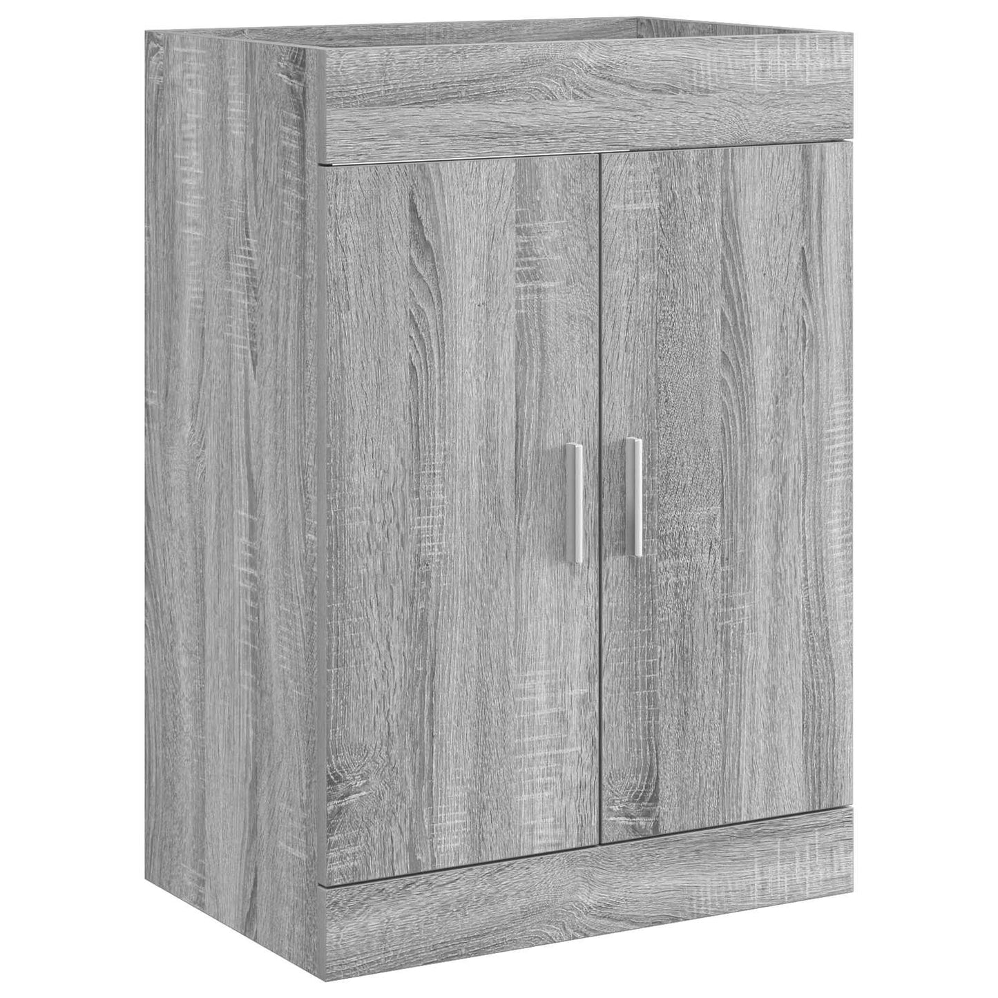 vidaXL Bathroom Under Sink Cabinet Grey Sonoma 56 x 37.5 x 81 cm 2