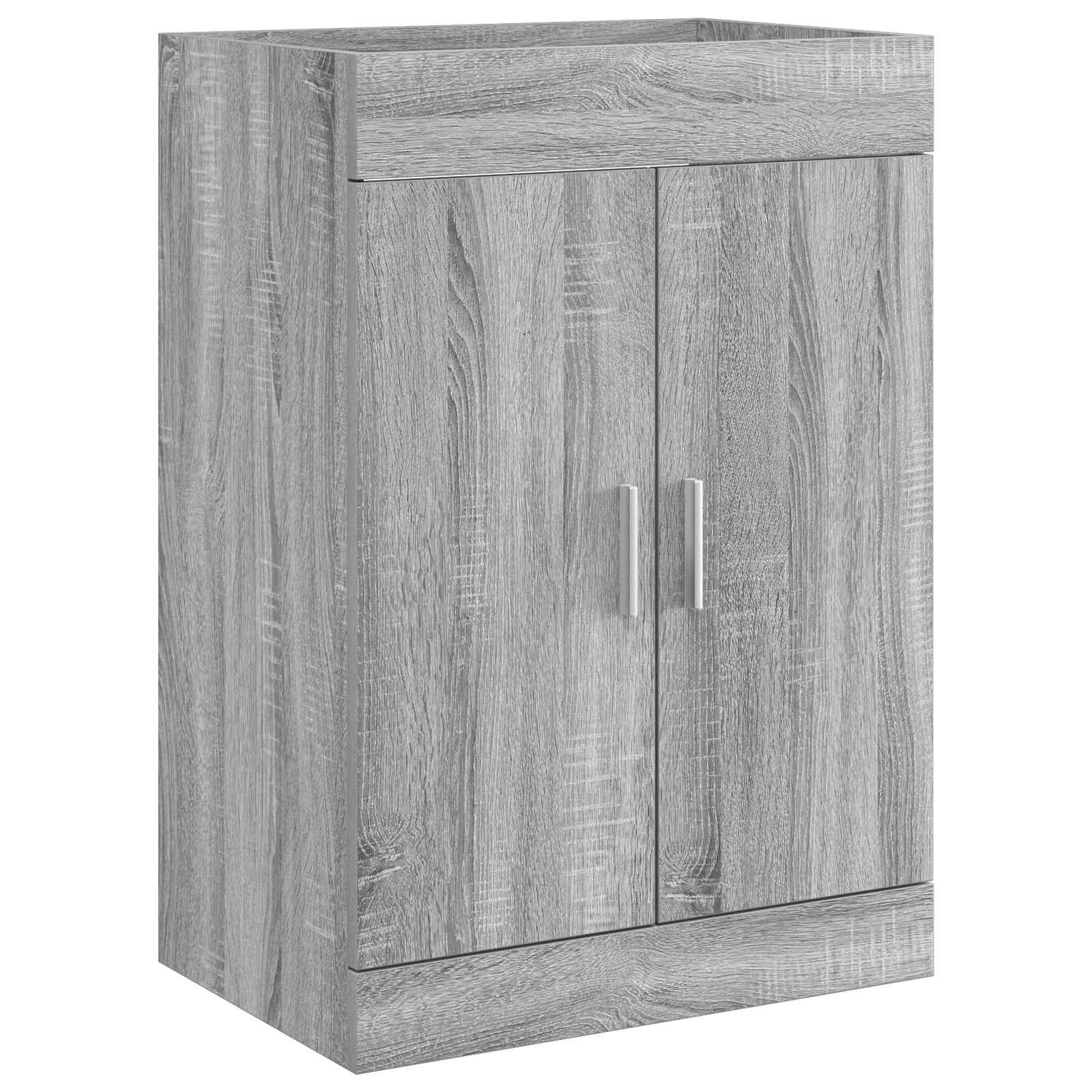 vidaXL Bathroom Under Sink Cabinet Grey Sonoma 56 x 37.5 x 81 cm 2