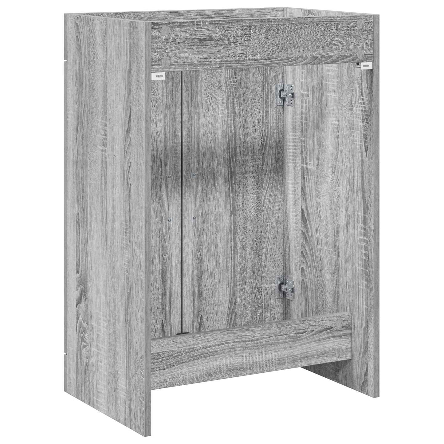 vidaXL Bathroom Under Sink Cabinet Grey Sonoma 56 x 37.5 x 81 cm 6