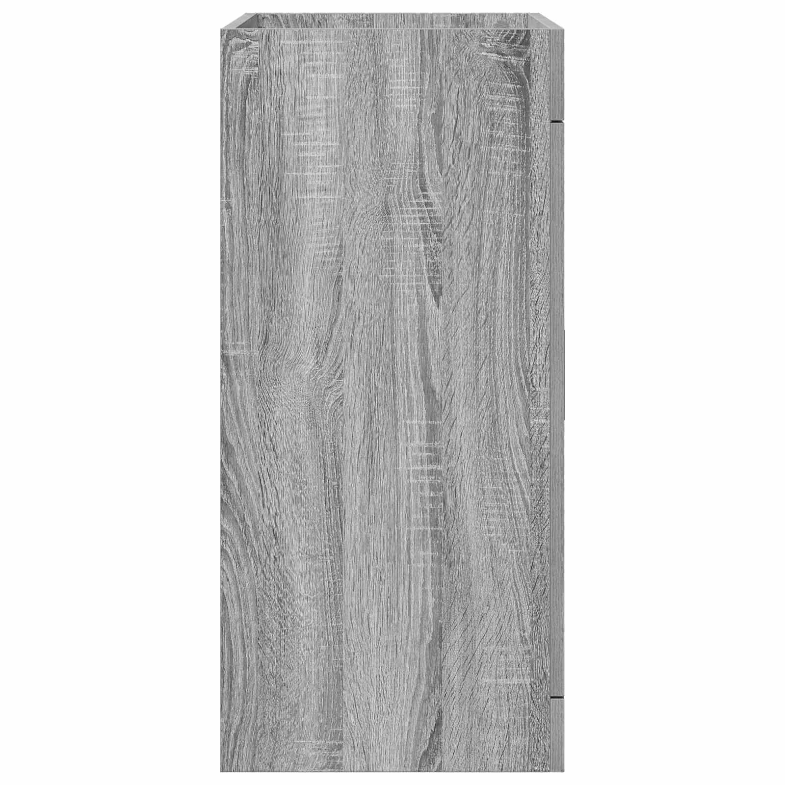 vidaXL Bathroom Under Sink Cabinet Grey Sonoma 56 x 37.5 x 81 cm 5