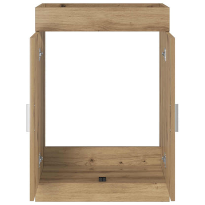 vidaXL Bathroom Under Sink Cabinet Artisan Oak 56 x 37.5 x 81 cm 4