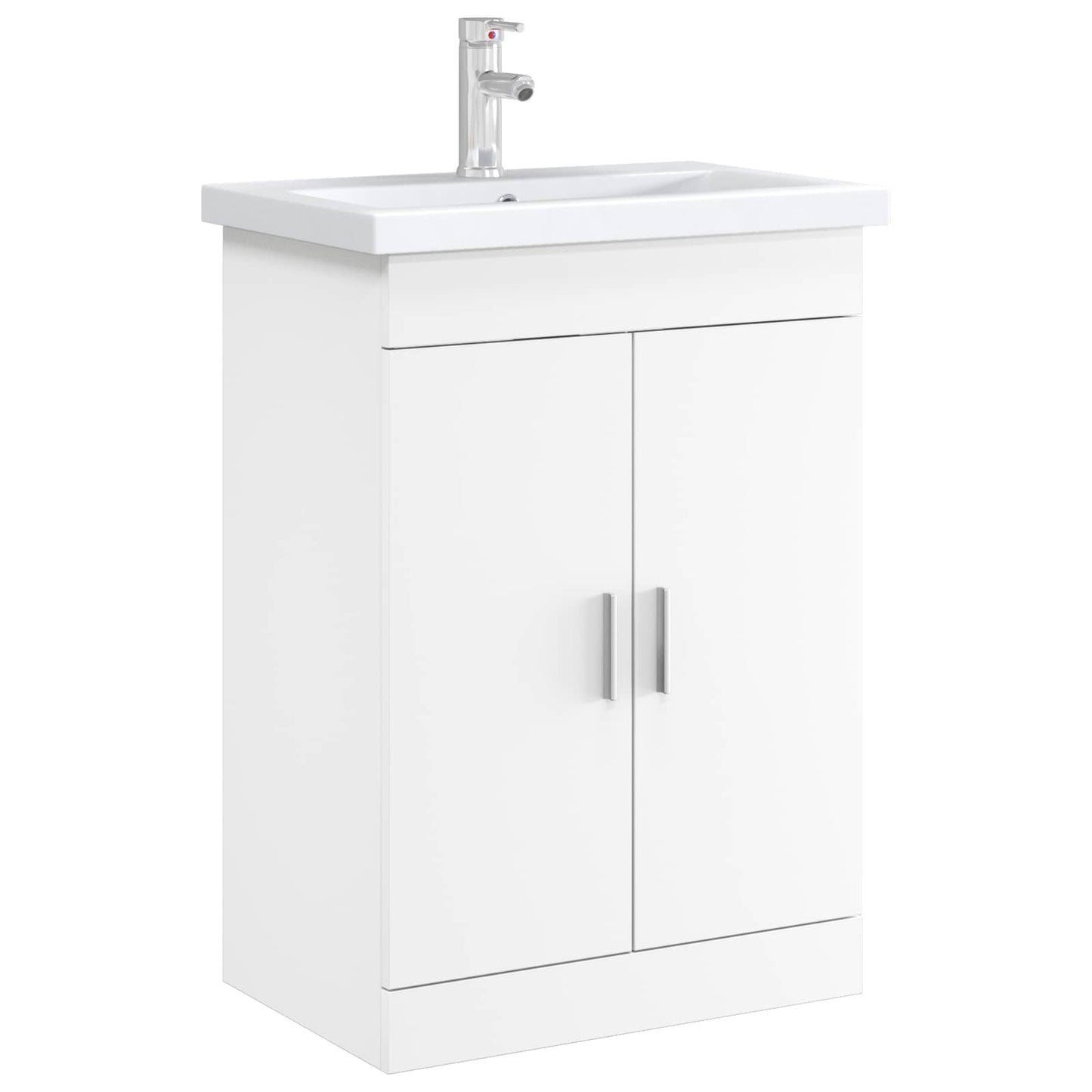 vidaXL Bathroom Under Sink Cabinet White 78.5 x 37.5 x 81 cm 3