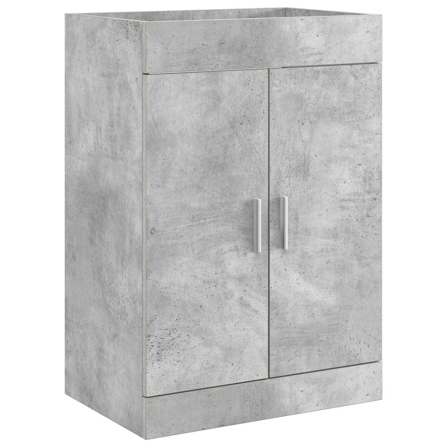 vidaXL Bathroom Under Sink Cabinet Concrete Grey 78.5 x 37.5 x 81 cm 2