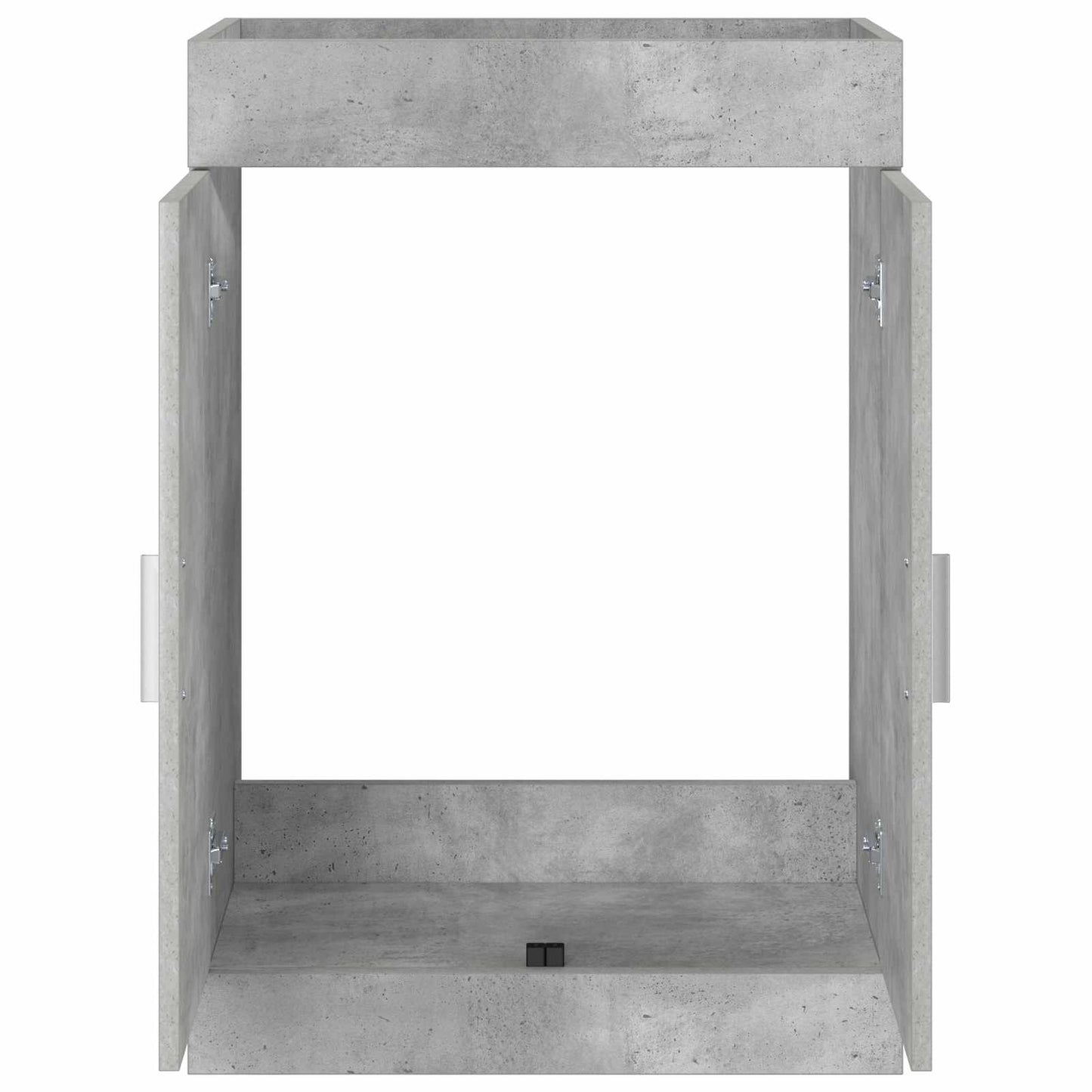vidaXL Bathroom Under Sink Cabinet Concrete Grey 78.5 x 37.5 x 81 cm 4
