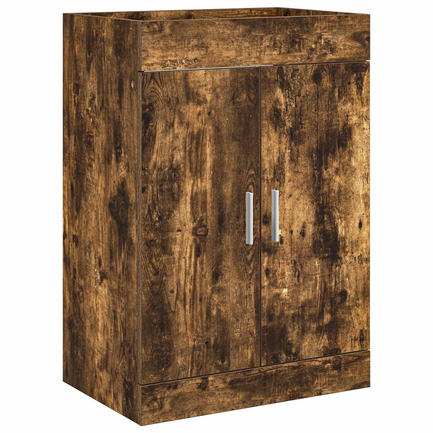 vidaXL Bathroom Under Sink Cabinet Smoked Oak 78.5 x 37.5 x 81 cm 2