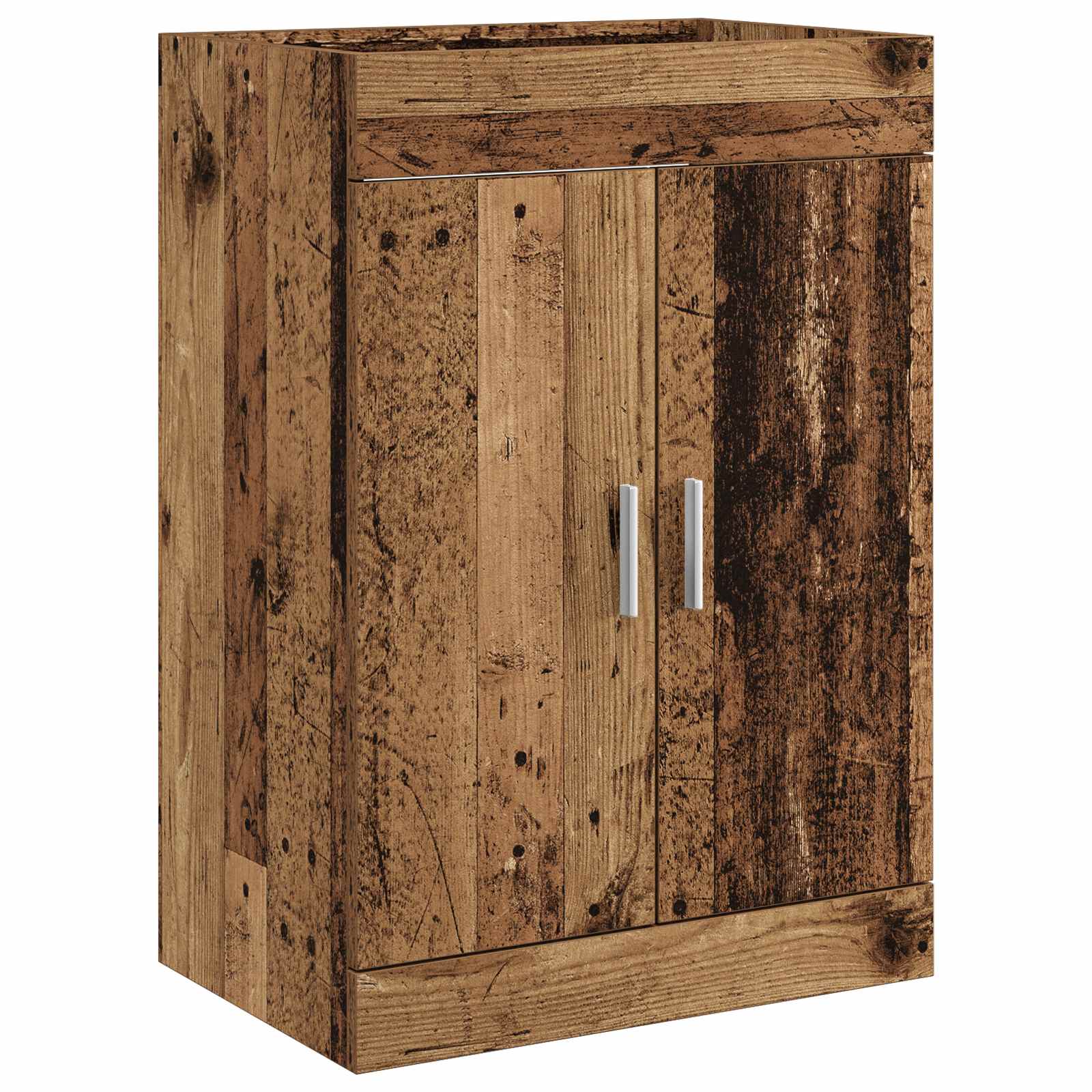 vidaXL Bathroom Under Sink Cabinet Old Wood 78.5 x 37.5 x 81 cm 2