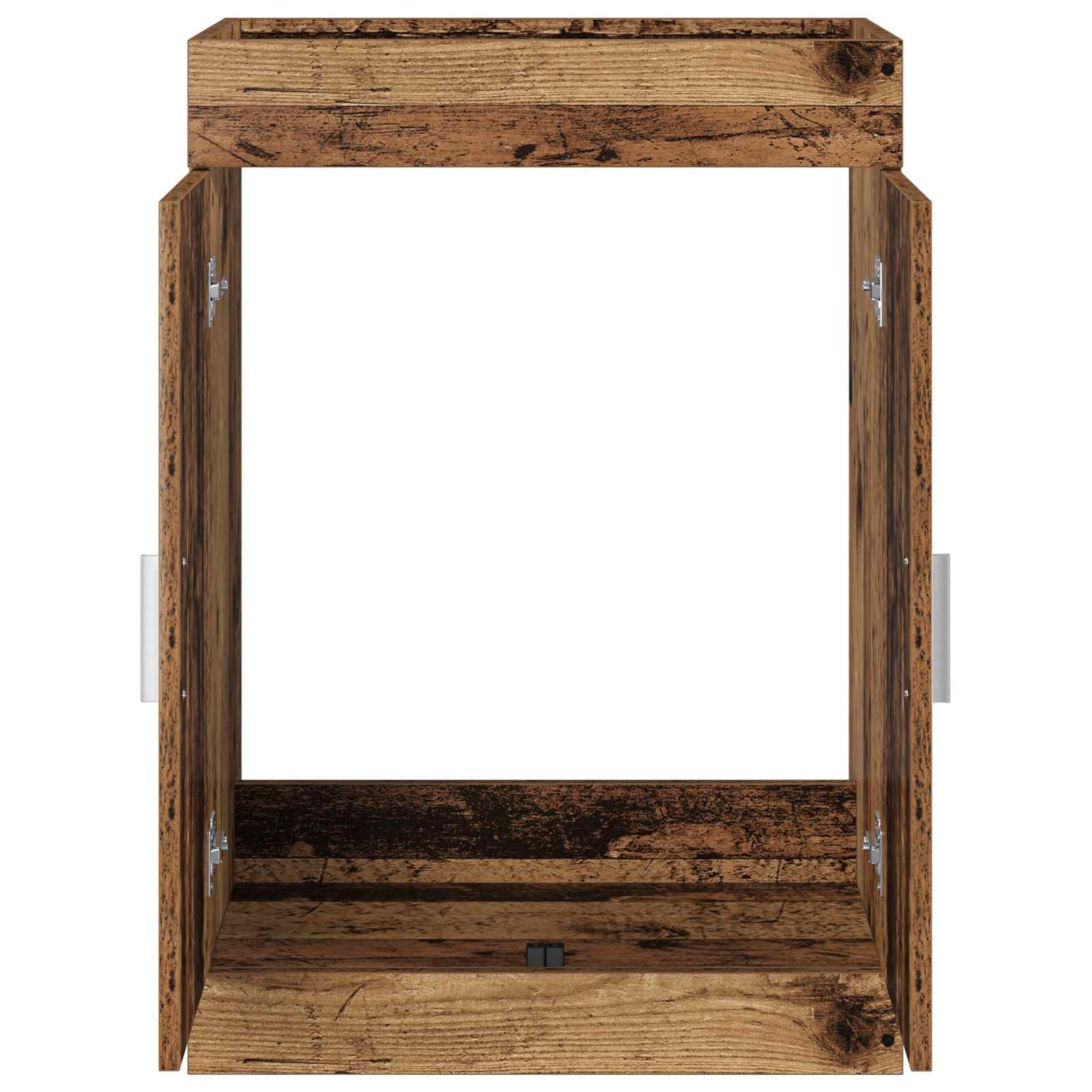 vidaXL Bathroom Under Sink Cabinet Old Wood 78.5 x 37.5 x 81 cm 4