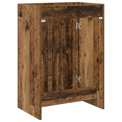 vidaXL Bathroom Under Sink Cabinet Old Wood 78.5 x 37.5 x 81 cm 6