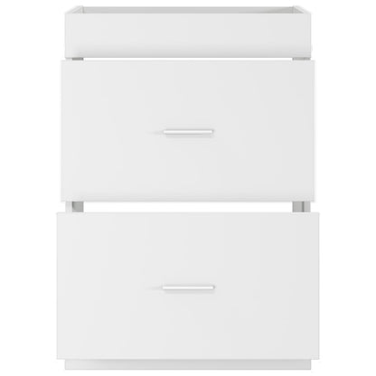 vidaXL Bathroom Under Sink Cabinet White 56 x 37.5 x 81 cm 4
