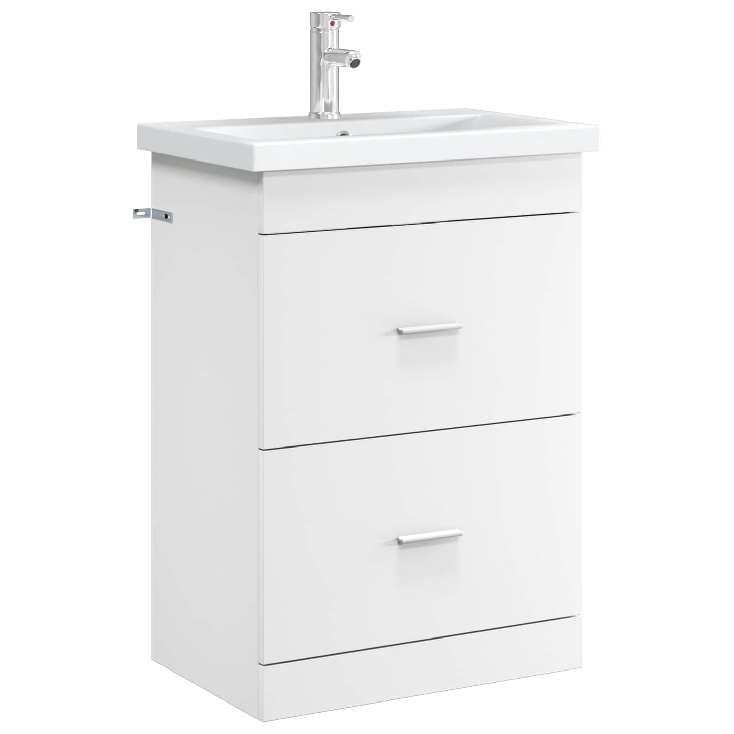 vidaXL Bathroom Under Sink Cabinet White 56 x 37.5 x 81 cm 3