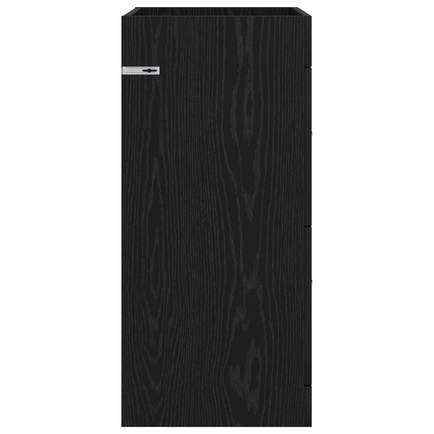 vidaXL Bathroom Under Sink Cabinet Black Oak 56 x 37.5 x 81 cm 5