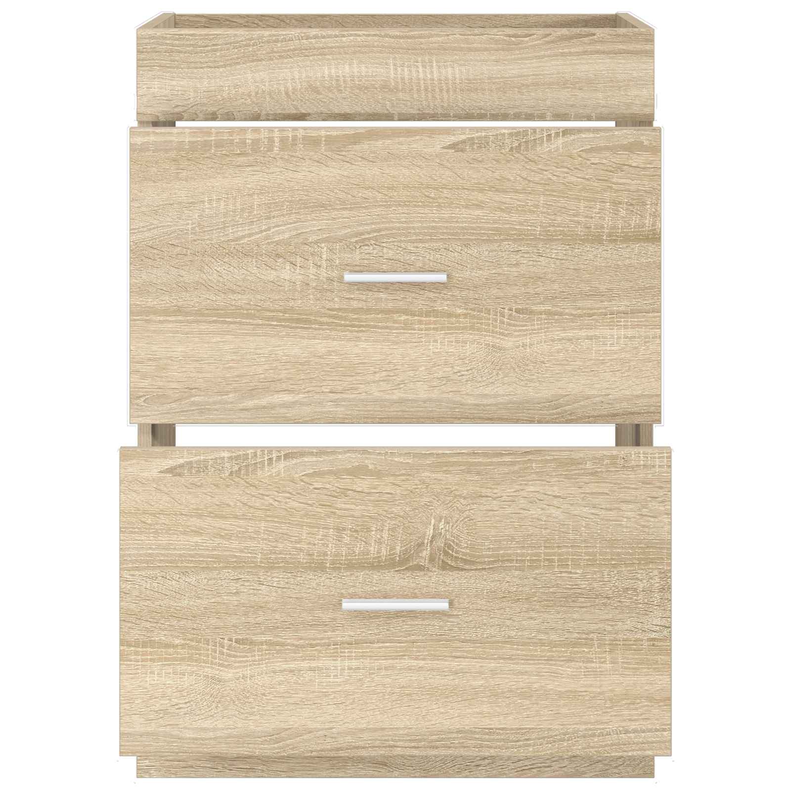 vidaXL Bathroom Under Sink Cabinet Sonoma Oak 56 x 37.5 x 81 cm 4
