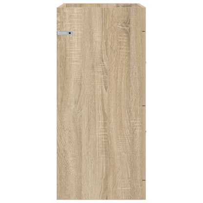 vidaXL Bathroom Under Sink Cabinet Sonoma Oak 56 x 37.5 x 81 cm 5