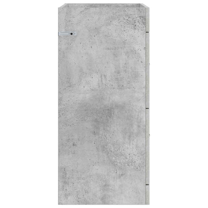 vidaXL Bathroom Under Sink Cabinet Concrete Grey 56 x 37.5 x 81 cm 5