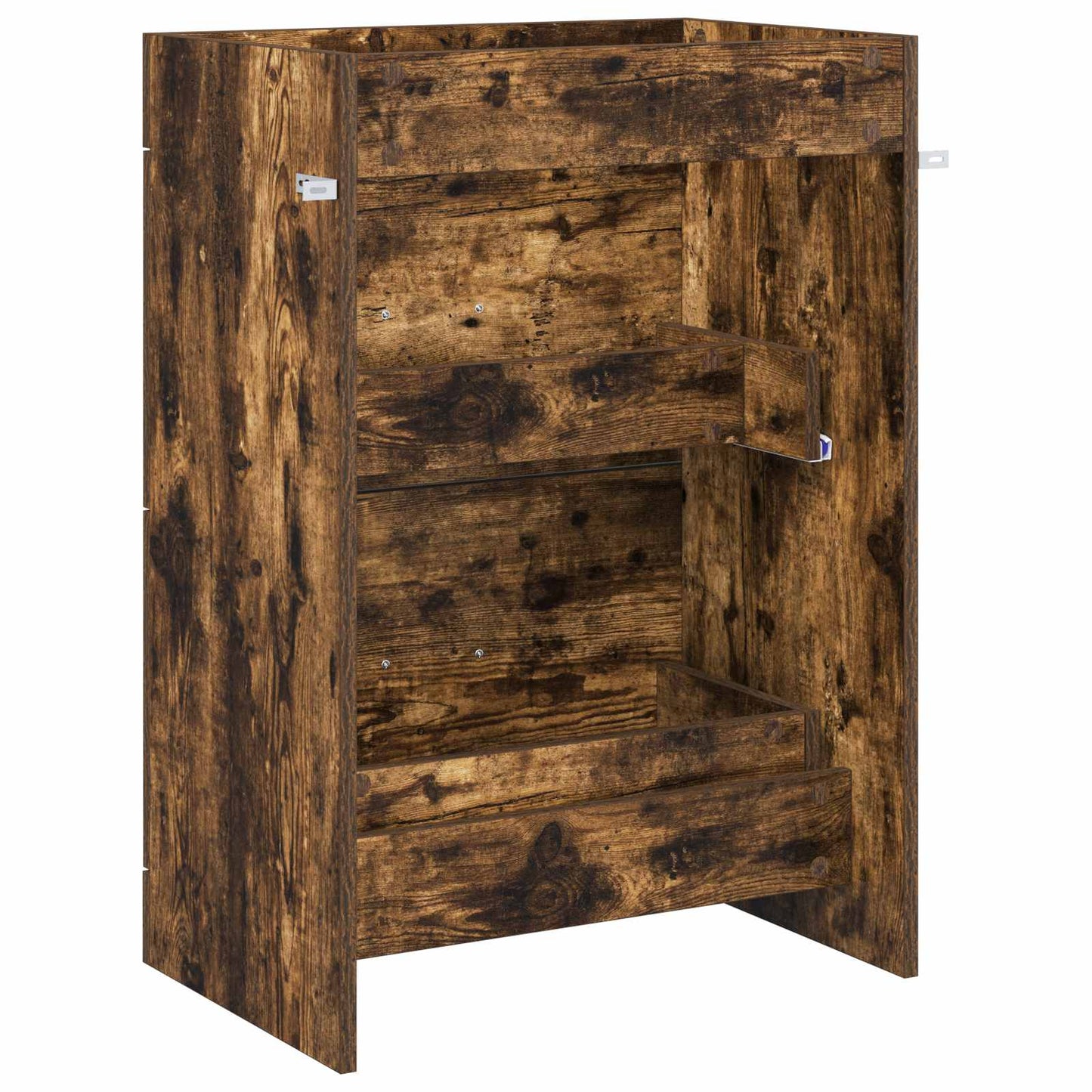 vidaXL Bathroom Under Sink Cabinet Smoked Oak 56 x 37.5 x 81 cm 6