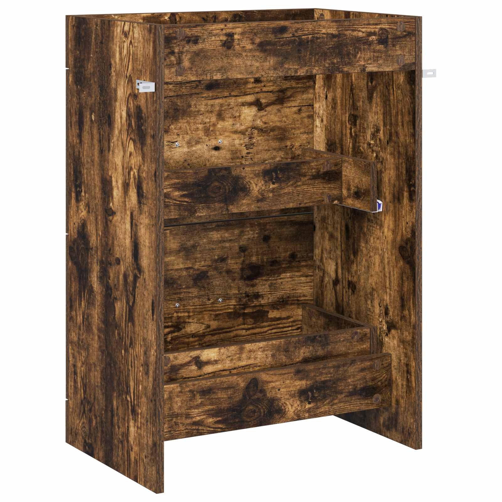 vidaXL Bathroom Under Sink Cabinet Smoked Oak 56 x 37.5 x 81 cm 6