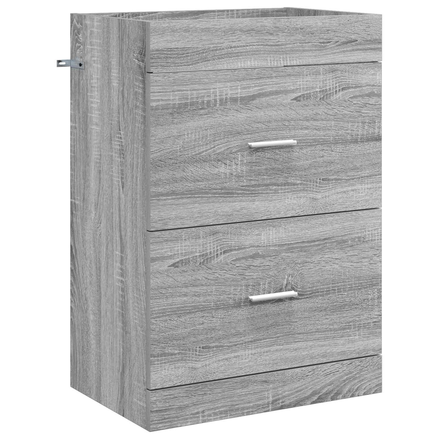 vidaXL Bathroom Under Sink Cabinet Grey Sonoma 56 x 37.5 x 81 cm 2