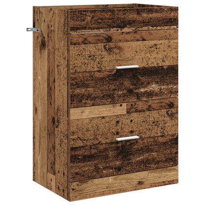 vidaXL Bathroom Under Sink Cabinet Old Wood 56 x 37.5 x 81 cm 2