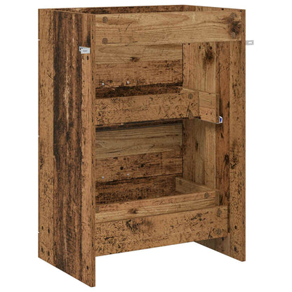 vidaXL Bathroom Under Sink Cabinet Old Wood 56 x 37.5 x 81 cm 6