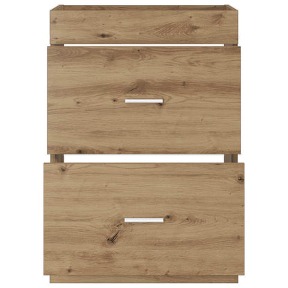 vidaXL Bathroom Under Sink Cabinet Artisan Oak 56 x 37.5 x 81 cm 4