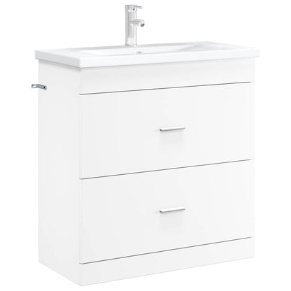 vidaXL Bathroom Under Sink Cabinet White 78.5 x 37.5 x 81 cm 3