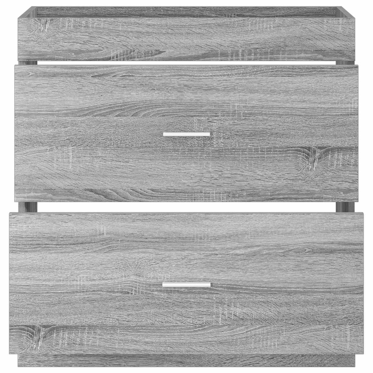 vidaXL Bathroom Under Sink Cabinet Grey Sonoma 78.5 x 37.5 x 81 cm 4