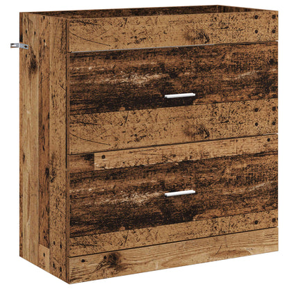 vidaXL Bathroom Under Sink Cabinet Old Wood 78.5 x 37.5 x 81 cm 2