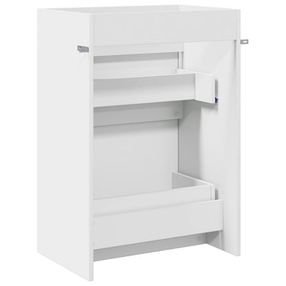 vidaXL Bathroom Under Sink Cabinet White 56 x 37.5 x 81 cm 6